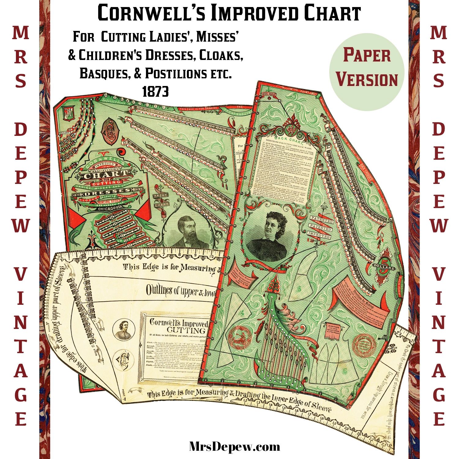 Sewing Patterns Mrs. Depew Vintage